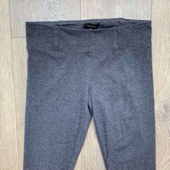 Aritzia Talula Women's Leggings Skinny Ankle Cotton Grey midrise Size Small - Picture 6 of 10